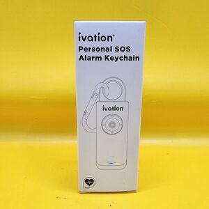 Ivation Personal SOS Alarm Keychain Pocket Emergency